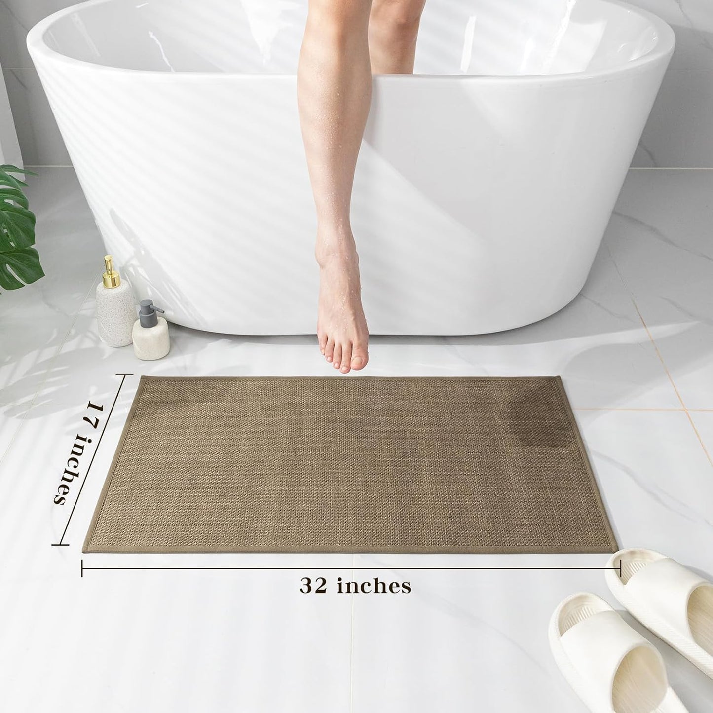 chakme Bathroom Rugs Mat