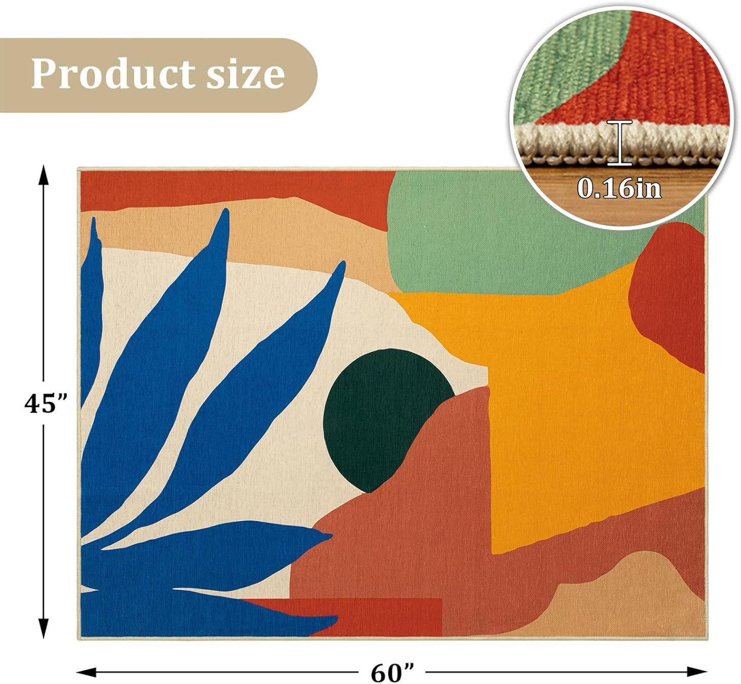 Office Chair Mat Colorful