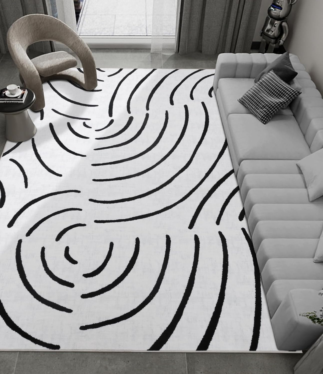 Modern Abstract Washable Rugs