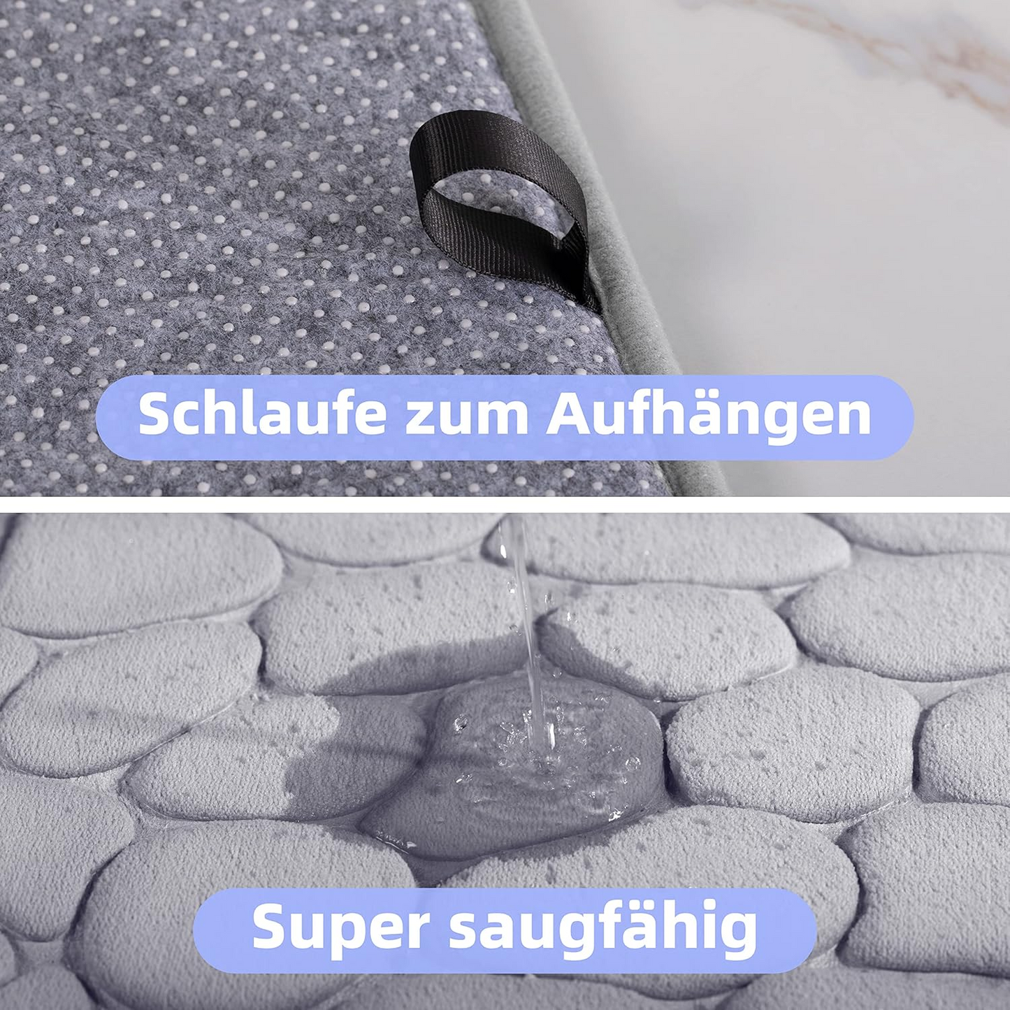Badematte Memoryschaum Badteppich