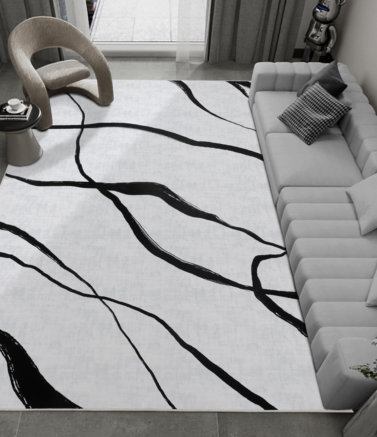 Modern Abstract Washable Rugs
