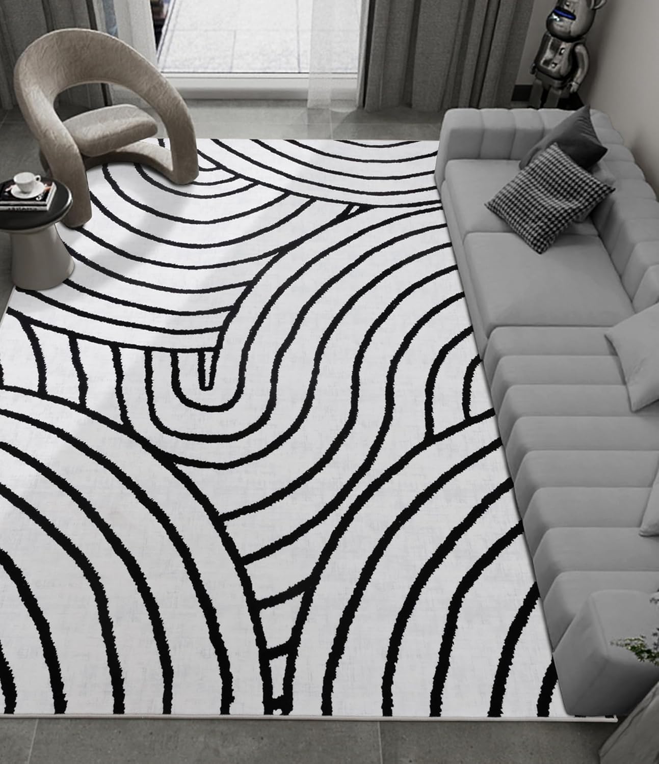 Modern Abstract Washable Rugs