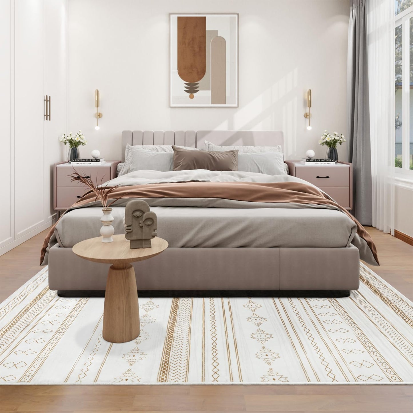 Moroccan Neutral Area Rugs