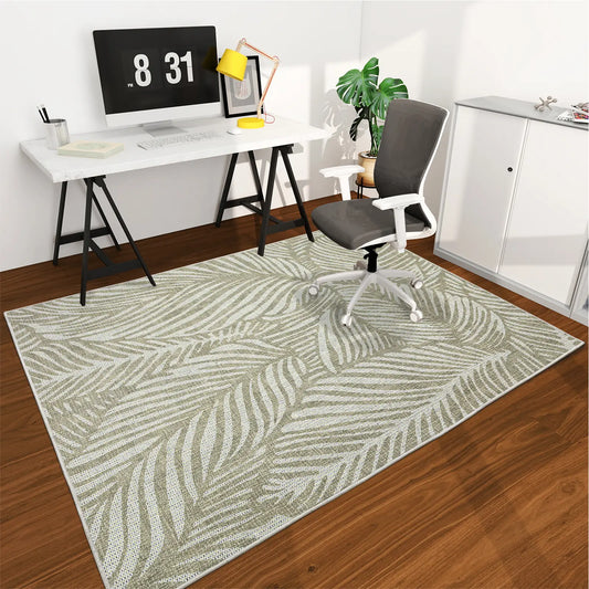 CHAKME 4'x6' Hardwood Floor Office Chair Mat Non Slip Washable Heavy Duty Desk Chair Floor Protector Low Pile Under Desk Rug Living Room Bedroom Home Office