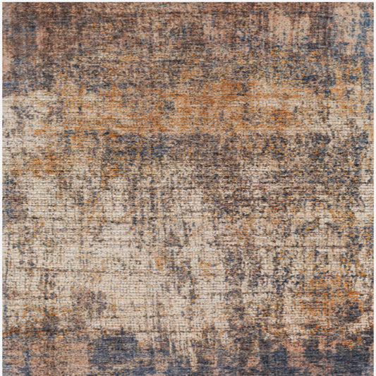 CHAKME 9'x12' Abstract Area Rugs Machine Washable Non Slip Distressed Farmhouse Living Room Bedroom Dining Room Office Neutral Beige Brown Vintage Floor Carpet